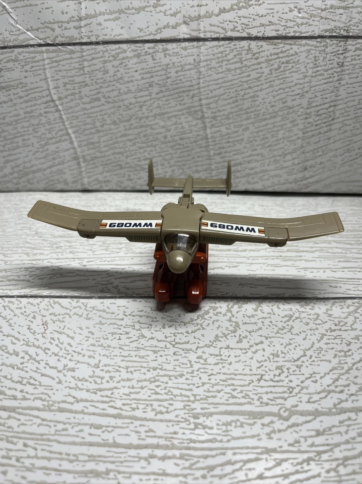 Bandai GoBots Water Walk Transformer Robot Machine Float Plane RM-31 Vtg 1984 - Image 2 of 4