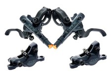 Shimano SLX BL/BR-M7100 I-SpecEV/Spec-EV Disc Brake Lever/Caliper Set Front Rear