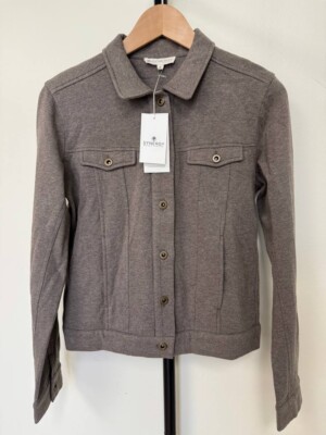 Synergy Women's Gray Jacket Organic Cotton Sz: S