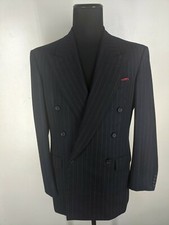 Nick Hilton Vintage USA Double Breasted Wool Sport Coat -No Pants- Fit 42 Long
