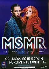 MS MR 2 BERLIN 2015 - orig. Concert Poster -- Konzert Plakat - DIN A1