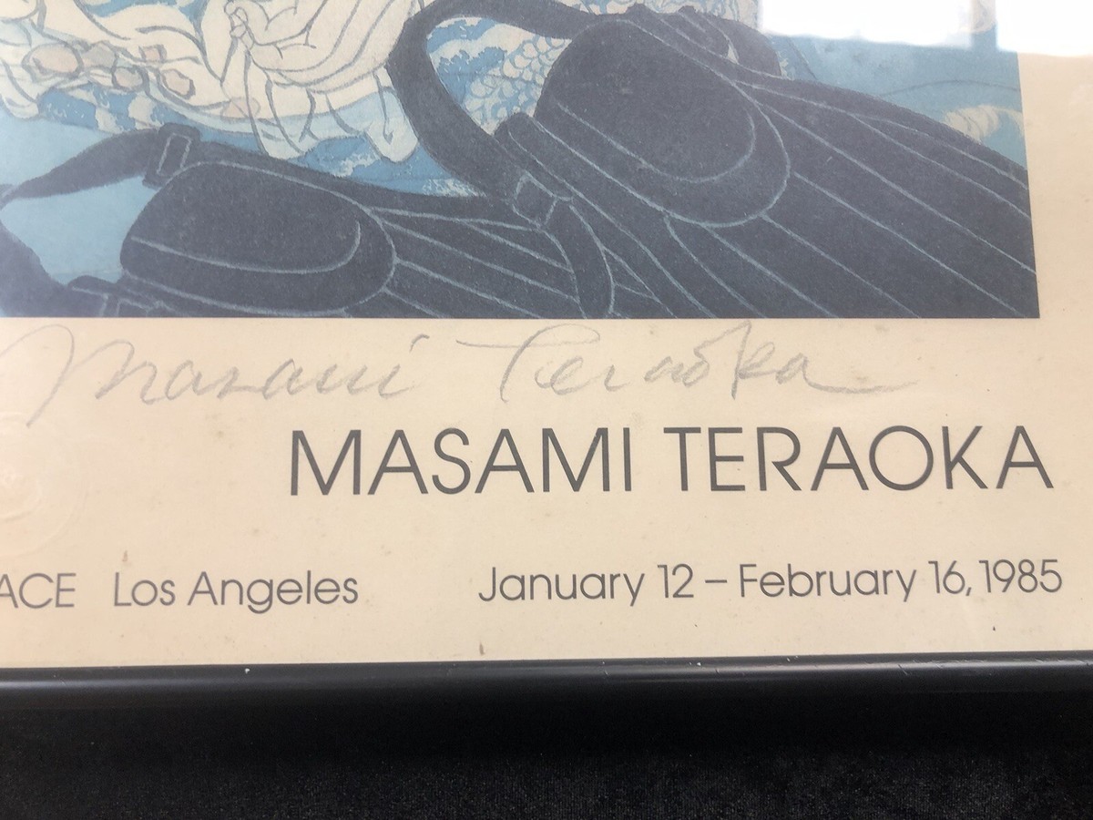 Original masami teraoka Rare Signed Poster Board Framed | eBay