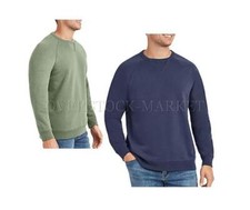 NEW MEN MEMBERS MARK SOFT CLASSIC FIT FRENCH TERRY CREWNECK SWEATSHIRT VARIETY