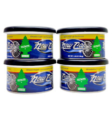 Little Trees Fiber Can "New Car Scent" Made in USA Pack of 4, Free Shipping