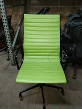 2006 Eames Herman Miller High Executive  Aluminum Group Desk Chair leather