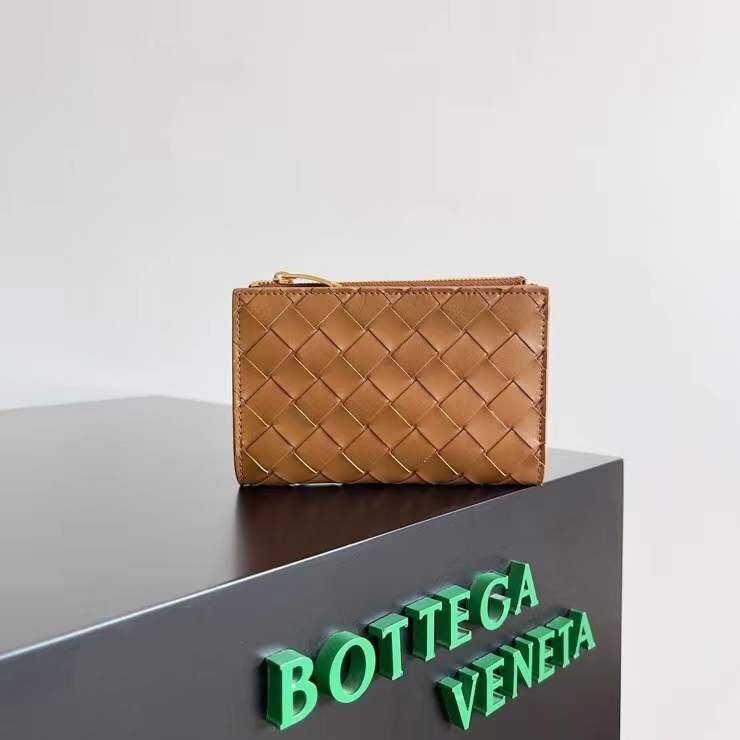Bottega Veneta Intrecciato Bifold Wallet Card Holder Coin