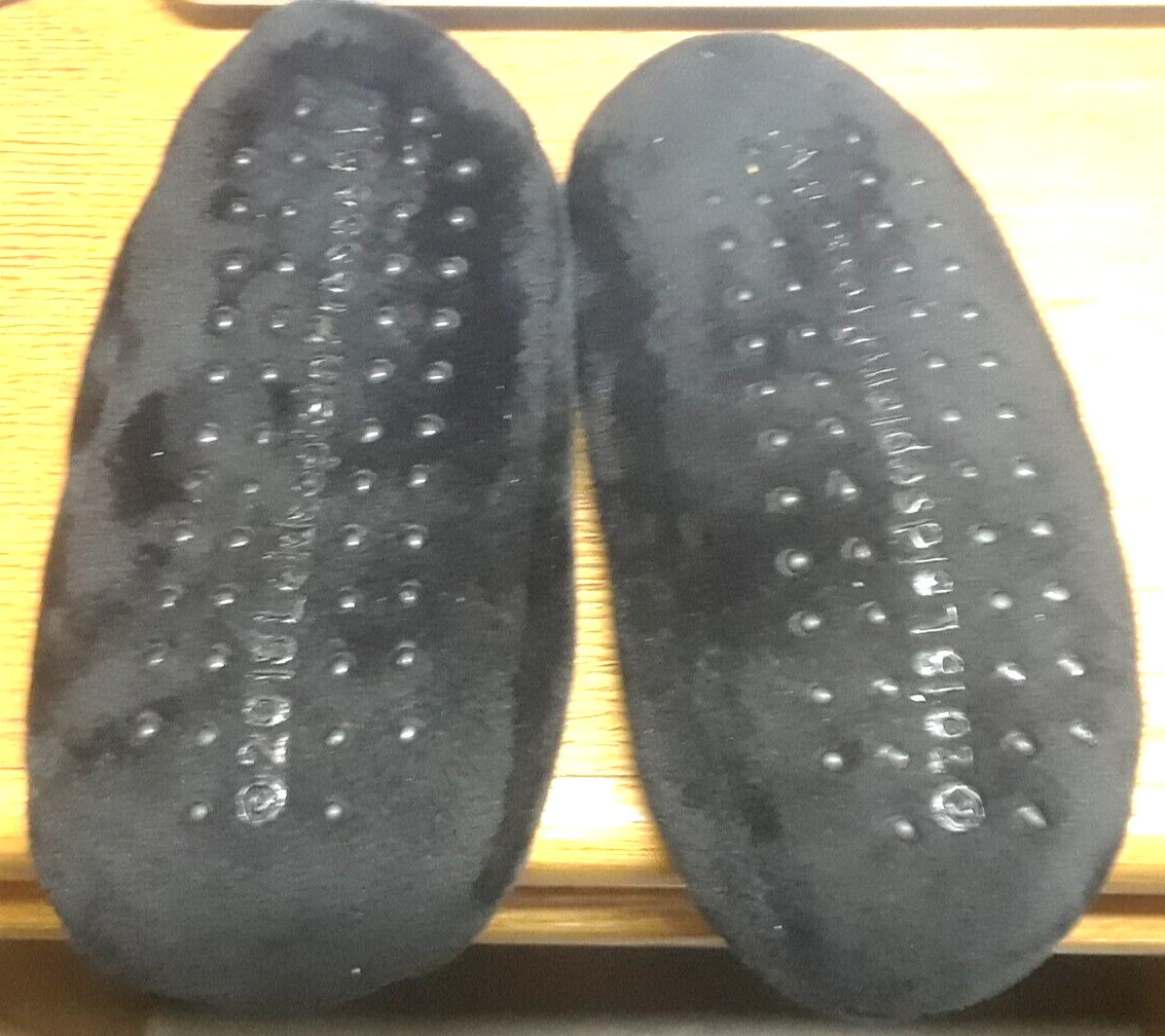 Unisex Black ACDC Slippers Rock & Roll Scuffs House Shoes Medium