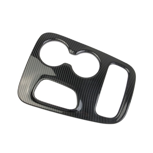 TESIN Carbon Fiber Gear Shift Panel Cover Trim For Dodge Durango 2018-2020 – Glossy, Self-Adhesive