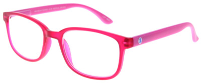 Leichte Lesebrille mit sehr hohem Tragekomfort aus Kunststoff RAINBOW in Pink