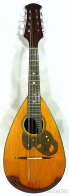鈴木バイオリン　マンドリン no.190 アンティーク Japan Suzuki no.190 bowlback solid Spruce top maple Mandolin,hard