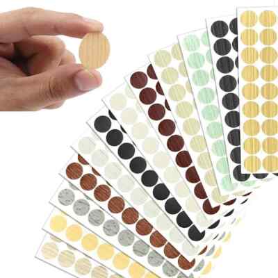 432 Tappi Autoadesivi Di Copertura Per Mobili E Pavimenti, Adesivi Per Fori Delle Viti, Rotondi, Impermeabili, In PVC, Per Mobili In Legno, Armadi - Foto 3