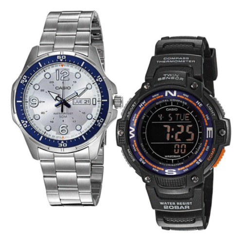 setting casio digital watch