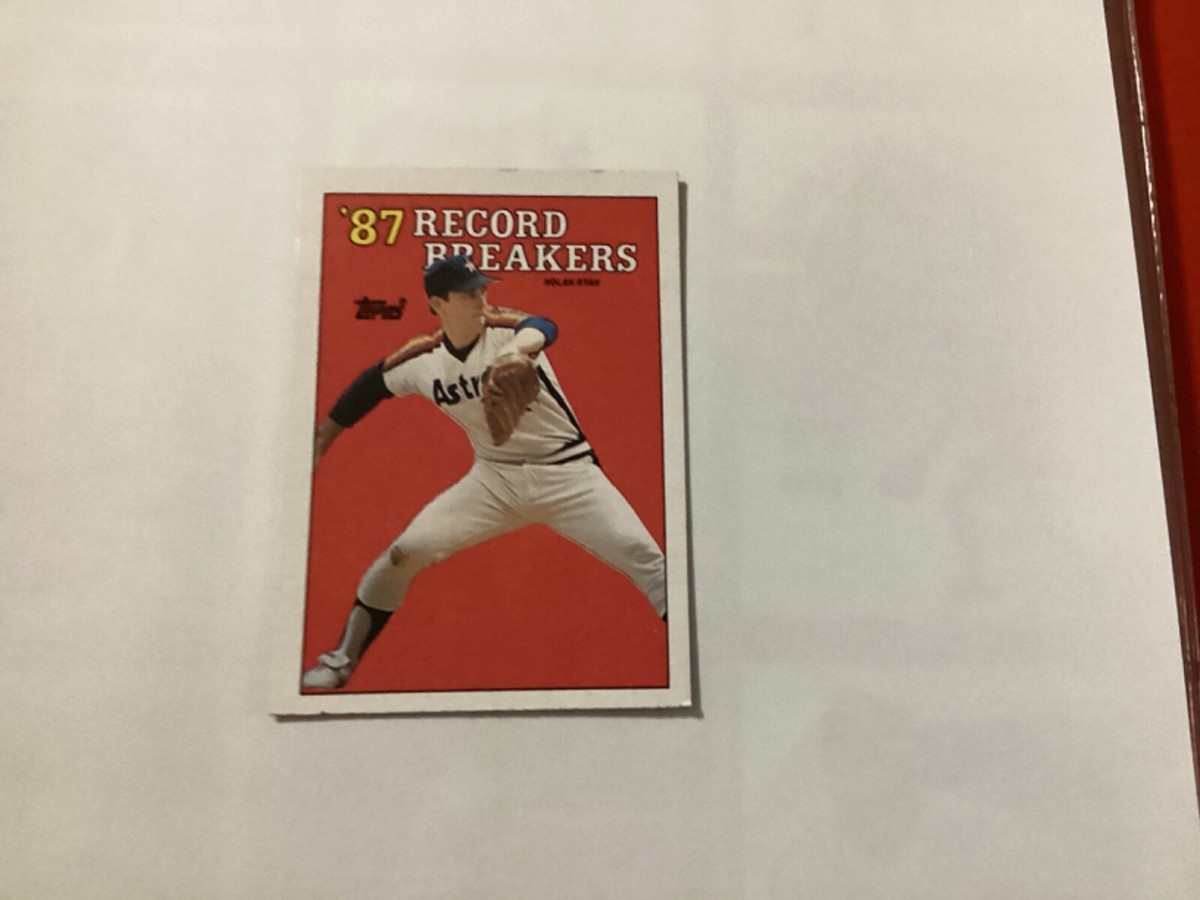 88 Topps Baseball Card #6 Nolan Ryan 87 RecordBreakers*RARE*  Includes4extracards | eBay