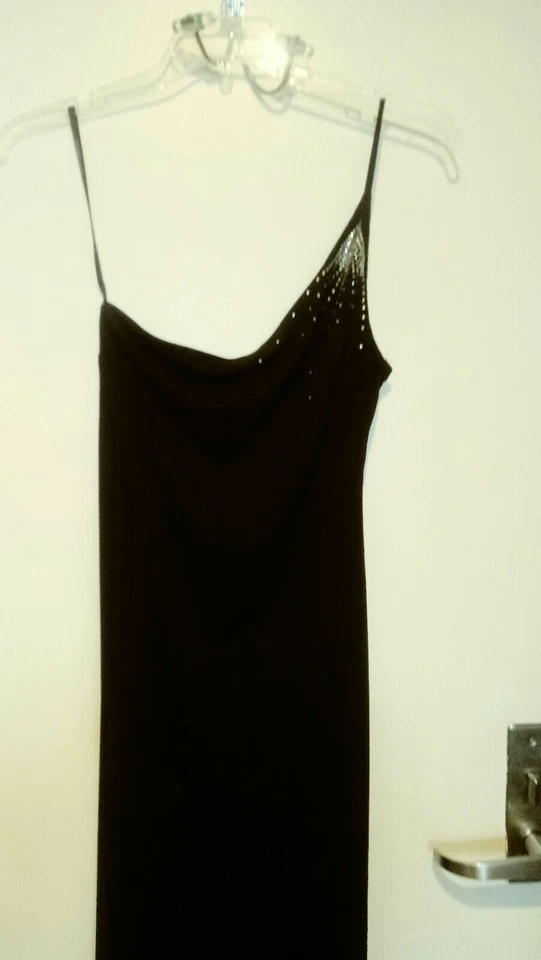 Vestido de Noche Para Mujer Verano Damas Largo Maxi Noche Fiesta Playa Solero Sólido Foto 4 de 4