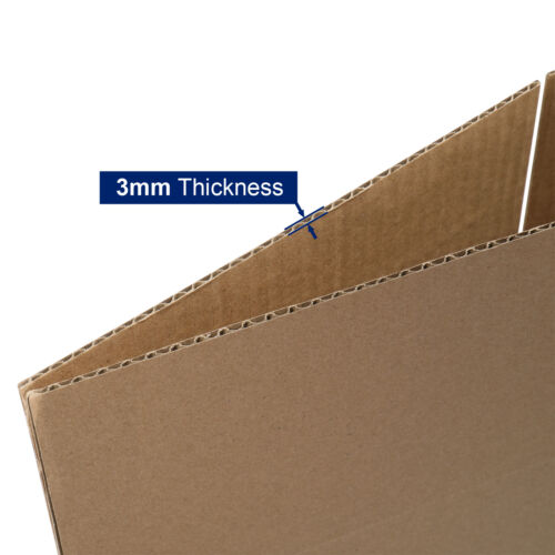 50pcs 12" x 6" x 6" Cardboard Boxes Mailing Packing Shipping Corrugated Cartons - Picture 3 of 10