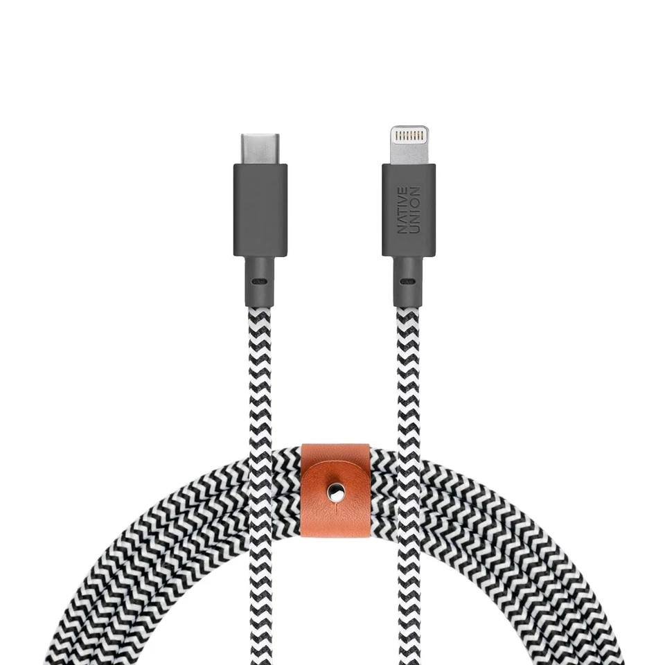 Native Union 10ft Ultra Strong USB-C to (MFi-Certified) Lightning Charging Cable - Image 3 of 4