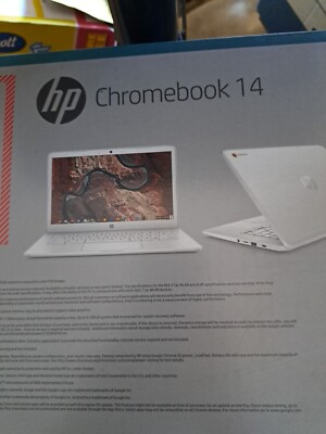HP Chromebook 14-ca051wm 14 inch (32 GB, Intel Celeron N3350, 1.1GHz, 4GB New