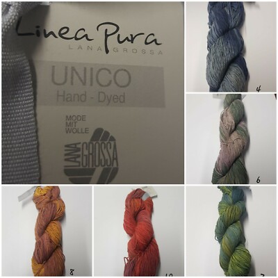 Naehecke2004,Unico Hand dyed Lana Grossa,250m/100g