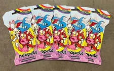 5x NEOPETS HOLOGRAPHIC TRADING CARD STICKERS BLISTER PACK w/ DLC CODE REDEMPTION