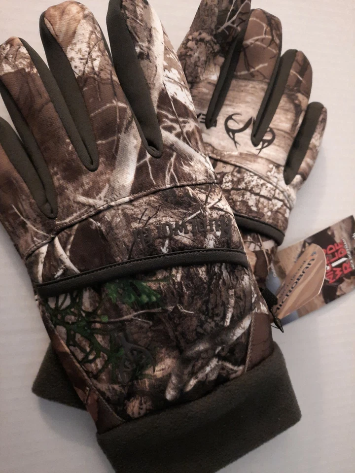 Men's Hunting Gloves Huntworth® Realtree Camo New with Tags Microban - Image 4 of 4