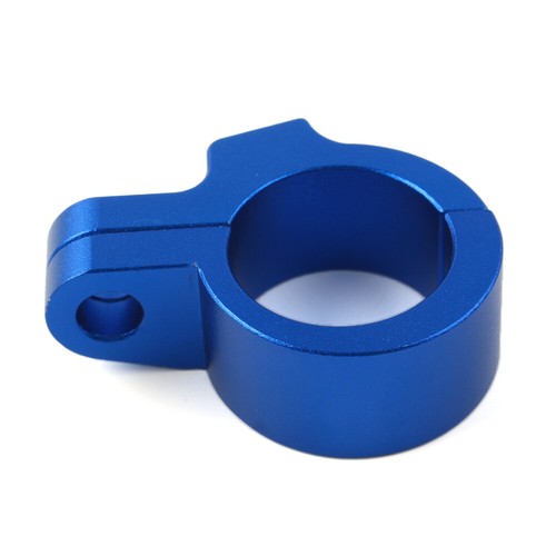 For HONDA CR80R CR85R CR125R CR250R CR500R Blue CNC Front Brake Line Hose Clamp - Picture 5 of 10
