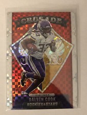 2021 Panini Rookies & Stars Dalvin Cook Crusade Red Plaid Prizm CR-5 Vikings