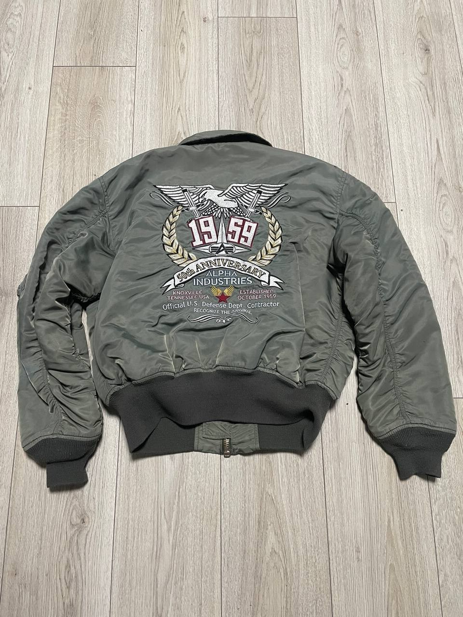 Alpha Industries 50th Anniversary CWU 45/P Flight Jacket Vintage