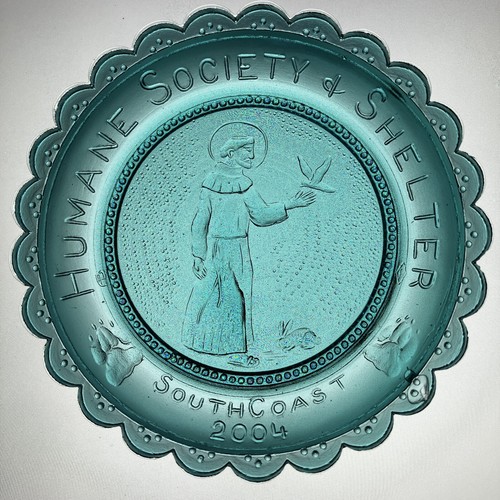 St Francis Dartmouth MA Humane Society & Shelter South Coast Pairpoint Cup Plate - Picture 2 of 8