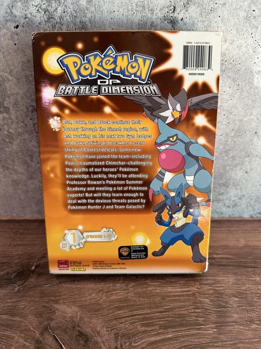 Pokemon Diamond and Pearl Battle Dimension Box Set 1 DVDs