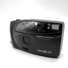 MINOLTA Memory Maker III 35mm Film Point & Shoot Camera