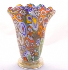 Murano Glass Murrine Vase  REDUCED PRICE BRAND NEW FREE SHIPPING