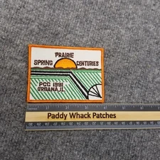 Prairie Cycling Club Spring Centuries PCC Urbana Illinois 1991 Patch Bicycle