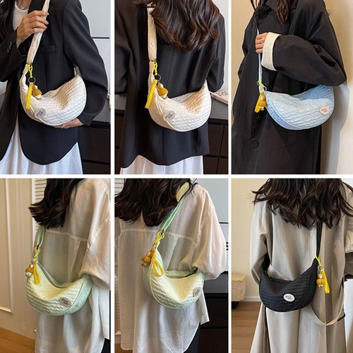 Casual Women Crossbody Bag Solid Color Shoulder Bags Sports Messenger