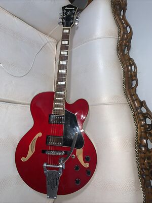 Ibanez AFS75T-TRD-12-02 Acoustic Electric Guitar ( Cherry Red ) | eBay