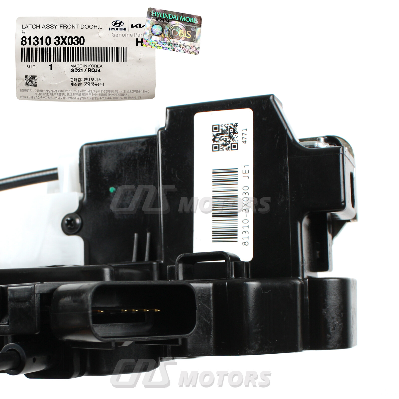 GENUINE Door Lock Actuator FRONT LEFT for 1116 Hyundai Elantra SEDAN
