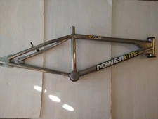 VTG POWERLITE P28 20 Inch Chrome BMX Frame Good Cond USA Bicycles 