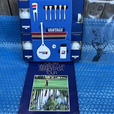 1987 Vantage Cup Senior PGA Tour Golf Giveaway Lighter Balls Tee Tag Dunlop S5