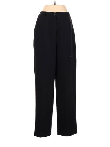 Kathie Lee Women Black Dress Pants 36 