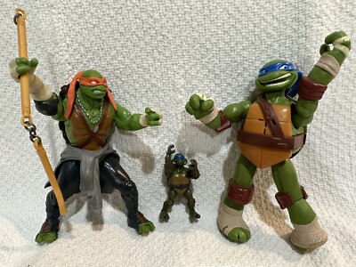 *** TMNT Teenage Mutant Ninja Turtles 2012-2014 Figure Playmates Viacom Set 3 **
