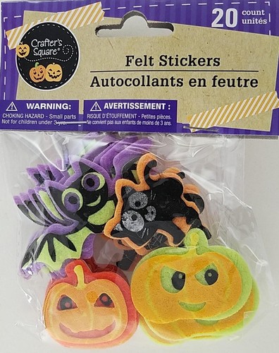 Pegatinas de fieltro de Halloween decoraciones murciélagos gatos sombreros búhos... Selecciona: Tema - Imagen 3 de 5