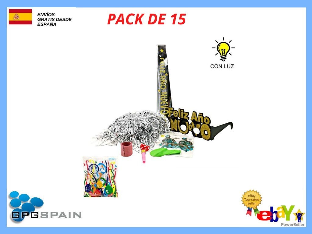 Pack De 15 Bolsa Cotillon Peluca Envió 24Horas