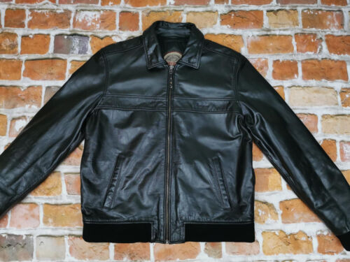 Chevignon black leather jacket - Gem Chevignon black leather jacket - Gem