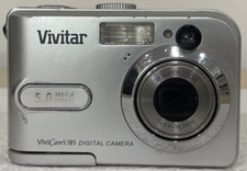 Vivitar ViViCam 5385 5.0MP Digital Camera - NO POWER, PARTS OR REPAIR
