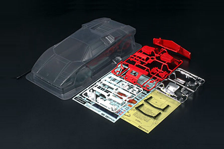 Tamiya 1/12 RC Lamborghini Countach Lp500s Body Parts Set Tt Tamiya 1/12 RC Lamborghini Countach Lp500s Body Parts Set Tt
