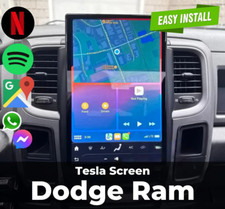 For Dodge Ram 2014-2019 Android 13 Tesla Style Vertical Screen 14.4" GPS Radio