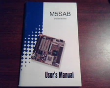 M5SAB System Board User's Manual Guide