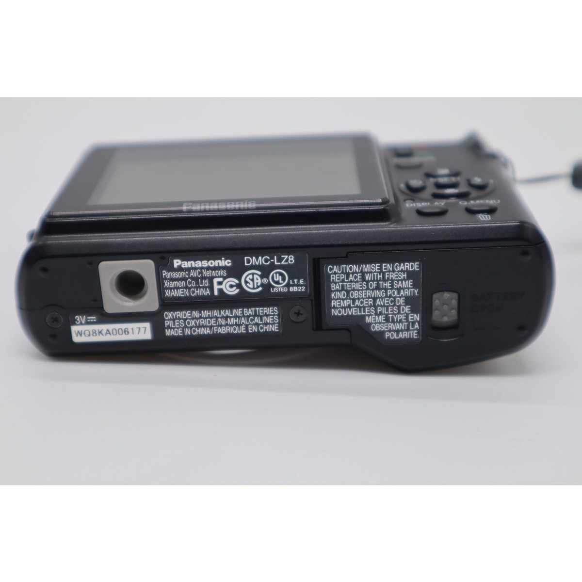 Panasonic LUMIX DMC-LZ8 8.1MP Digital Camera - Black for sale