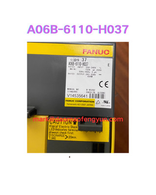 A06B-6110-H037 Second hand power drive test OK, fast delivery, DHL/FEDEX/UPS