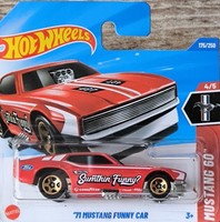 '71 Mustang Funny Car - Hot Wheels 2025 - Mustang 60 - Neu Ovp