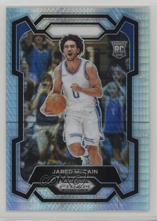 2024-25 Panini Prizm Draft Picks Hyper Prizm Jared McCain #35 wq8